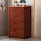 Moderne opbergkist van 15,6 inch breed, massief houten opbergkist, dressoir