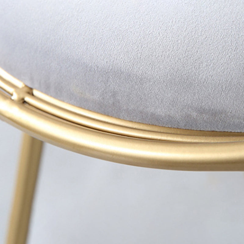 Contemporary Low Back Bar Stools Metal Barstool with Cushion for Bar Clearhalo 'Bar Furniture' 'Bar Stools' 'bar_stools' 'furn' 'furn_bar_stools' 'Furniture' 'Kitchen & Dining Furniture' 6402493