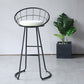 Contemporary Low Back Bar Stools Metal Barstool with Cushion for Bar Clearhalo 'Bar Furniture' 'Bar Stools' 'bar_stools' 'furn' 'furn_bar_stools' 'Furniture' 'Kitchen & Dining Furniture' 6402500