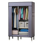 Contemporary Wardrobe Closet with Legs Metal Wardrobe Cabinet 43"L x 18"W x 67"H Purple Clearhalo 'Armoires & Wardrobes' 'armoires_wardrobes' 'Bedroom Furniture' 'furn' 'furn_armoires_wardrobes' 'Furniture' 6402624