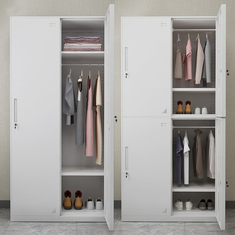 Armadio del guardaroba incernierato con armadio in acciaio industriale di blocco