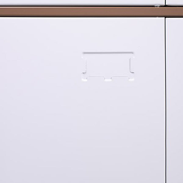 Armadio del guardaroba incernierato con armadio in acciaio industriale di blocco