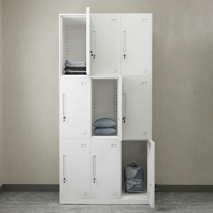 Armadio del guardaroba incernierato con armadio in acciaio industriale di blocco