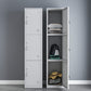 Industrial Storage Cabinet Hinged Wardrobe Closet for Bedroom