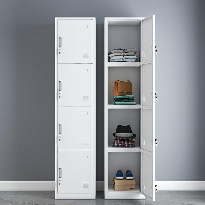Industrial Storage Cabinet Hinged Wardrobe Closet for Bedroom