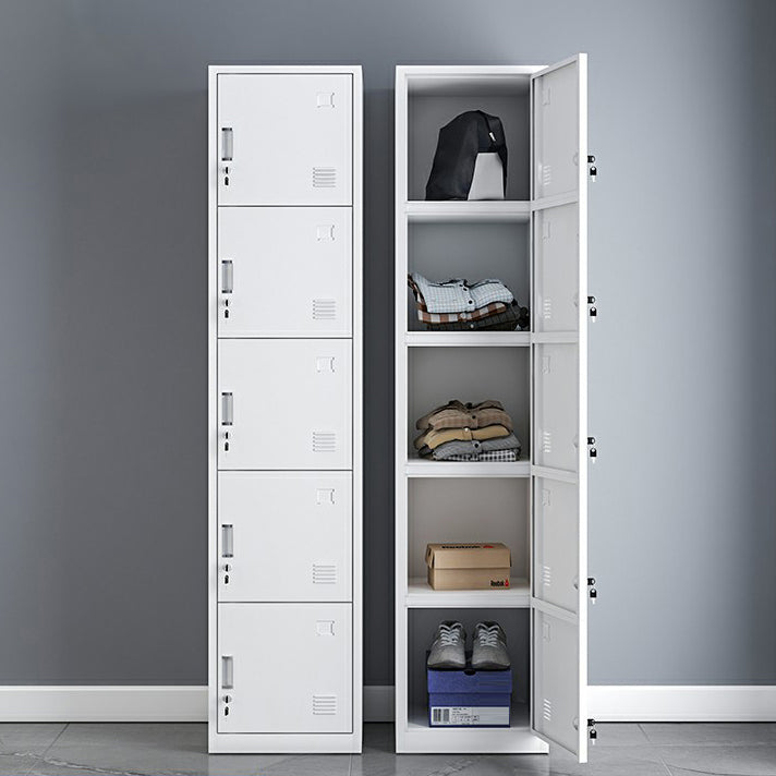 Industrial Storage Cabinet Hinged Wardrobe Closet for Bedroom