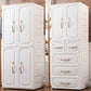White Plastic Wardrobe Closet Contemporary Wardrobe Armoire for Home