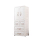 White Plastic Wardrobe Closet Contemporary Wardrobe Armoire for Home