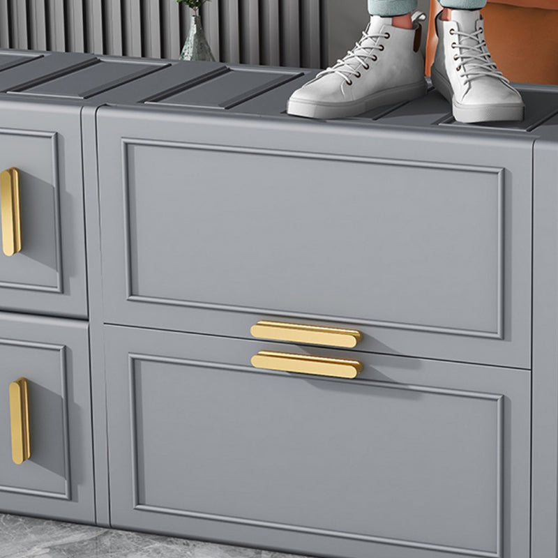 Plastic Wardrobe Cabinet with Drawer Modern Hinged Wardrobe Closet