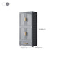 Plastic Wardrobe Cabinet with Drawer Modern Hinged Wardrobe Closet