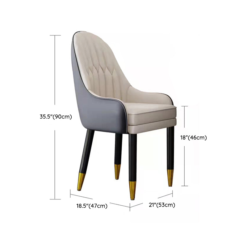 Juego de comedor de mármol moderno con sillas acolchadas 1/2/4/5 piezas de comedor set