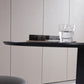 Black Wood Dining Table Set 1/2/3 Pieces Dinette Set for Home