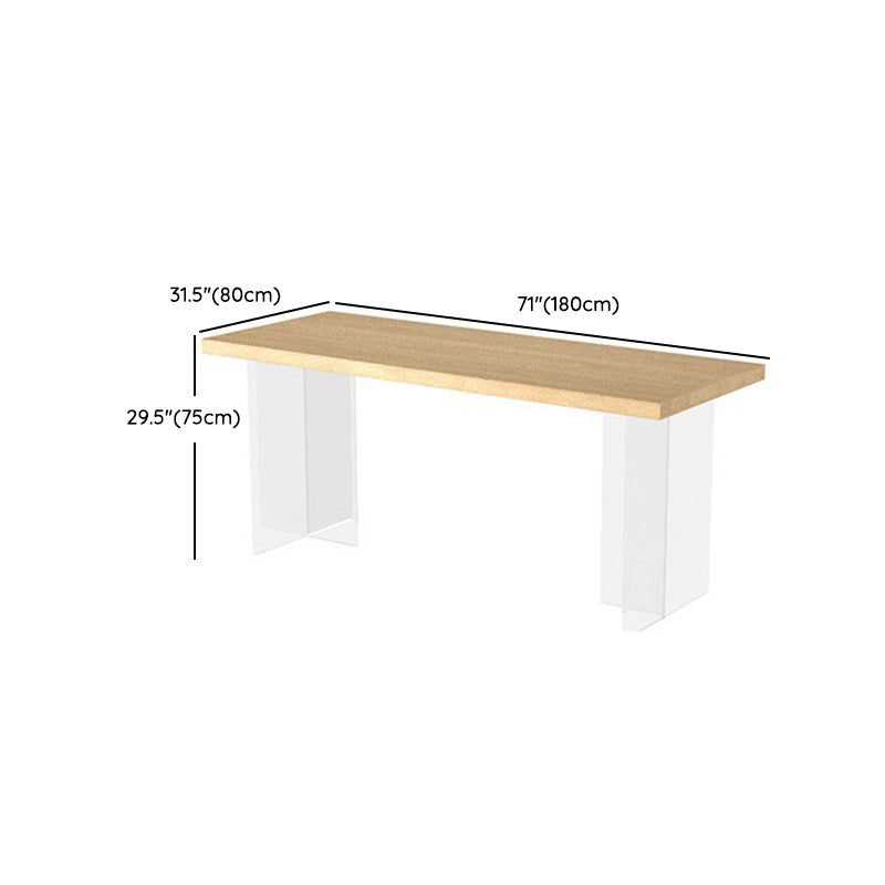 モダンなソリッドウッドダイニングセット1/2/5ピースダイネットセットセット