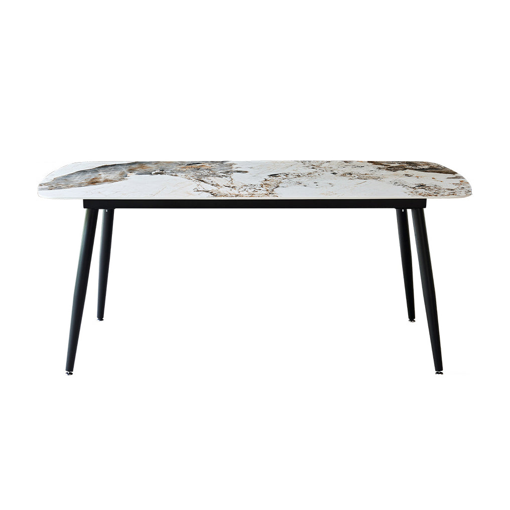 Zeitgenössischer Stein Esstisch Set 1