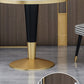 Modern Round Dining Table Set 1/4/5 Pieces Dining Set with Padded Chairs Clearhalo 'Dining Room Sets' 'Dining Tables & Seating' 'dining_room_set' 'furn' 'furn_dining_room_set' 'Furniture' 'Kitchen & Dining Furniture' 6403089