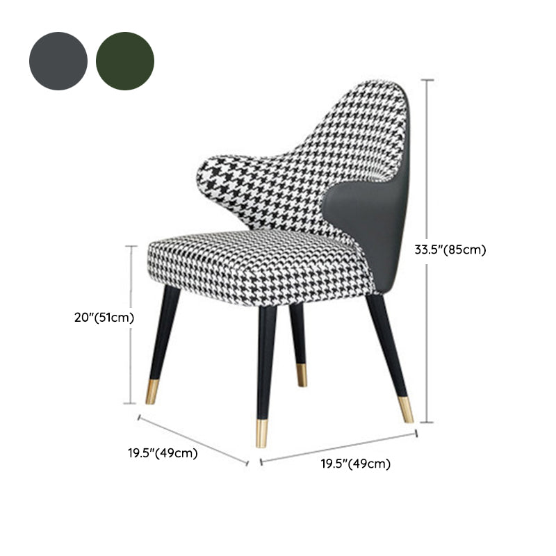 Modern Round Dining Table Set 1/4/5 Pieces Dining Set with Padded Chairs Clearhalo 'Dining Room Sets' 'Dining Tables & Seating' 'dining_room_set' 'furn' 'furn_dining_room_set' 'Furniture' 'Kitchen & Dining Furniture' 6403094