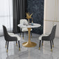 Glam Dinette Set voor eetkamer 1/4/5 stuks gepolijste afwerking eettafel set