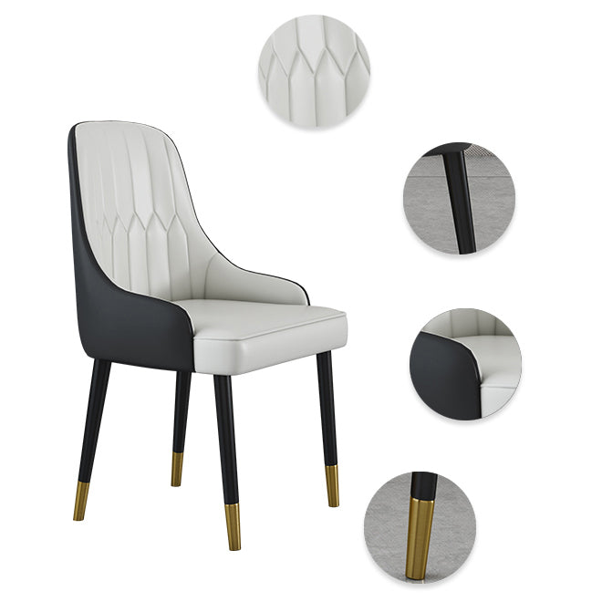 Glam Dinette Set voor eetkamer 1/4/5 stuks gepolijste afwerking eettafel set