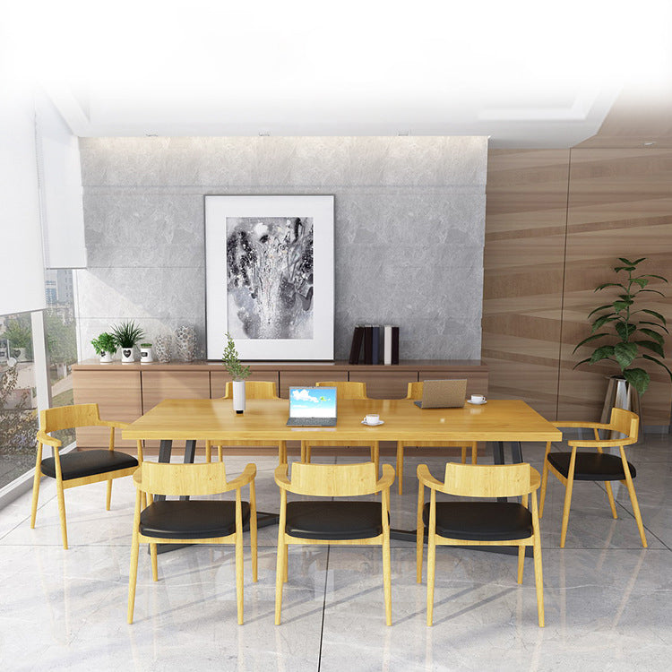 Juego de comedores industriales para el hogar 1/2/9 piezas de mesa de comedor de madera maciza juego