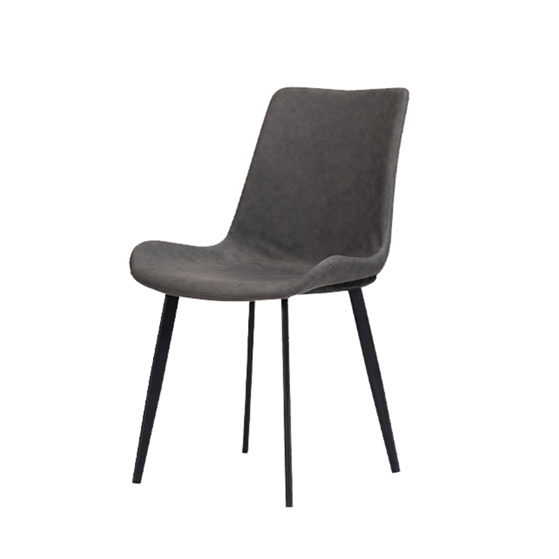 Modern Dining Table Set 1/4/5/9 Pcs Black Sintered Stone Dining Table with Armless Chairs Clearhalo 'Dining Room Sets' 'Dining Tables & Seating' 'dining_room_set' 'furn' 'furn_dining_room_set' 'Furniture' 'Kitchen & Dining Furniture' 6403177