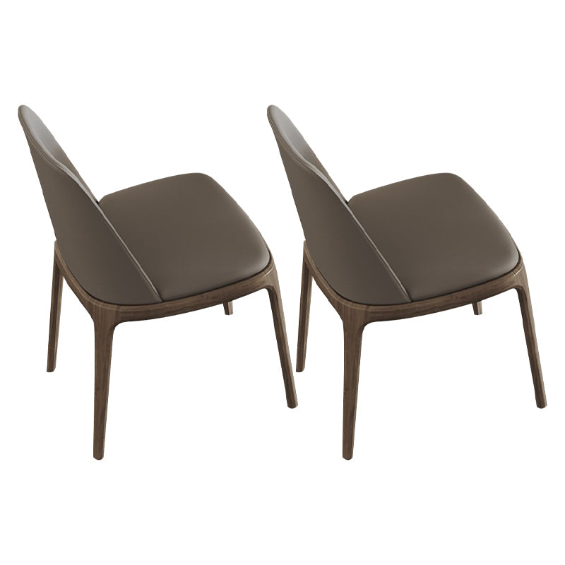 Sintered Stone Dining Set 1/2/5 Pcs Solid Wood Frame Dining Table and Chairs 2 Grey Chairs Clearhalo 'Dining Room Sets' 'Dining Tables & Seating' 'dining_room_set' 'furn' 'furn_dining_room_set' 'Furniture' 'Kitchen & Dining Furniture' 6403188