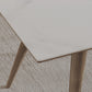 Sintered Stone Dining Set 1/2/5 Pcs Solid Wood Frame Dining Table and Chairs Clearhalo 'Dining Room Sets' 'Dining Tables & Seating' 'dining_room_set' 'furn' 'furn_dining_room_set' 'Furniture' 'Kitchen & Dining Furniture' 6403193