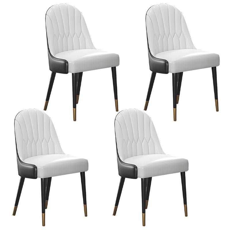 Set di dinette glam per sala da pranzo 1/4/6/7 pezzi set da pranzo bianco lucido