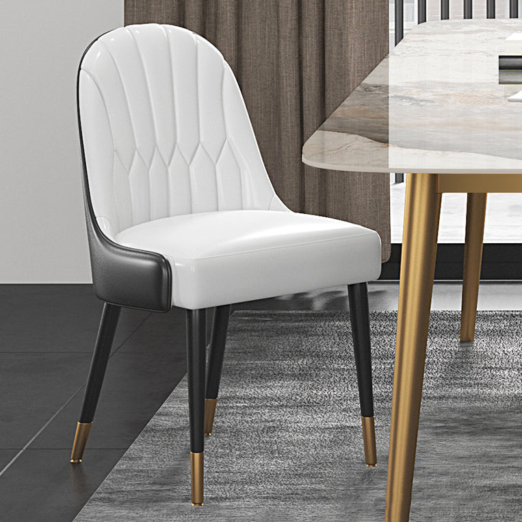 Set di dinette glam per sala da pranzo 1/4/6/7 pezzi set da pranzo bianco lucido