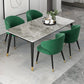 Moderne eettafel ingesteld 1/2/5 pc's metalen frame eettafel en stoelen