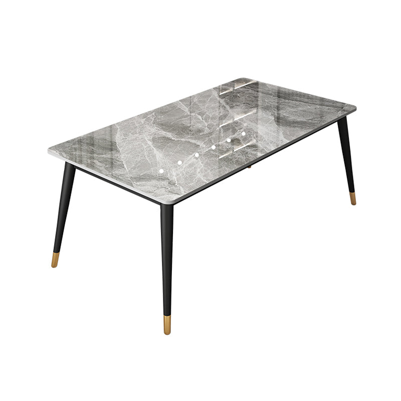 Moderne eettafel ingesteld 1/2/5 pc's metalen frame eettafel en stoelen