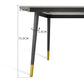 Moderne eettafel ingesteld 1/2/5 pc's metalen frame eettafel en stoelen