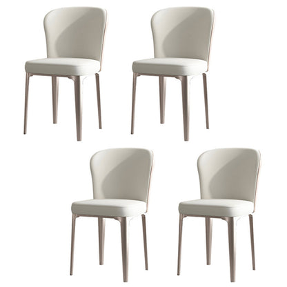 Glamourösster Set mit weißen Stühlen 1/4/5/7 Stücke glänzender weißer Esstisch Set