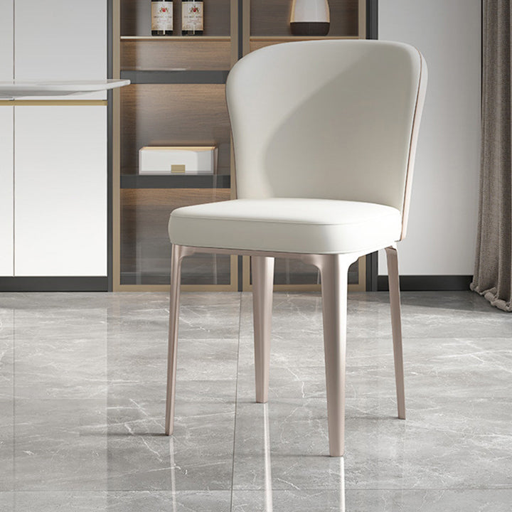 Glamourösster Set mit weißen Stühlen 1/4/5/7 Stücke glänzender weißer Esstisch Set