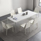 Modern White Dining Table Set 1/4/5/6/7 Pieces Dinette Set for Kitchen