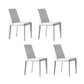 Modern White Dining Table Set 1/4/5/6/7 Pieces Dinette Set for Kitchen