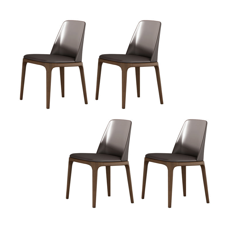 Rechthoekige eettafel ingesteld 1/4/5/7 stuks dinette ingesteld met bruin houten frame