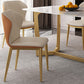 Glam Eetkamerset 1/4/6-delig Gouden roestvrijstalen frame eettafel en stoelen