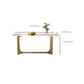 Glam Eetkamerset 1/4/6-delig Gouden roestvrijstalen frame eettafel en stoelen