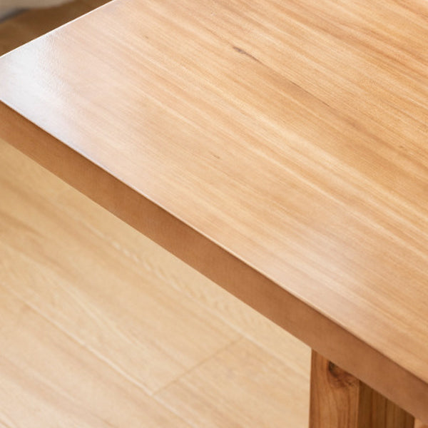 Solid Wood Dining Set 1/4/5 Pcs Rectangle Dining Table and Chair with Arm Clearhalo 'Dining Room Sets' 'Dining Tables & Seating' 'dining_room_set' 'furn' 'furn_dining_room_set' 'Furniture' 'Kitchen & Dining Furniture' 6403480