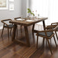 Rectangle Dining Set 1/2/3/5 Pcs Solid Wood Dining Table and Chairs