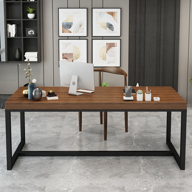 Bureau d'écriture industriel rectangulaire du bureau en bois massif en pin