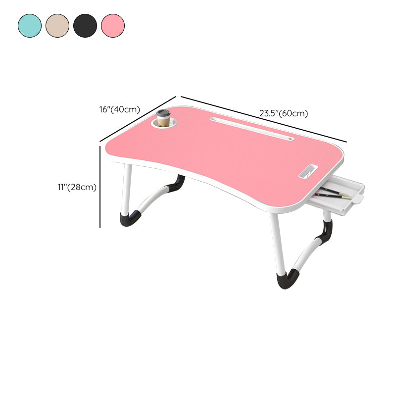 Tableau d'ordinateur portable en bois moderne de 15,75 pouces de largeur de large avec base de Parsons