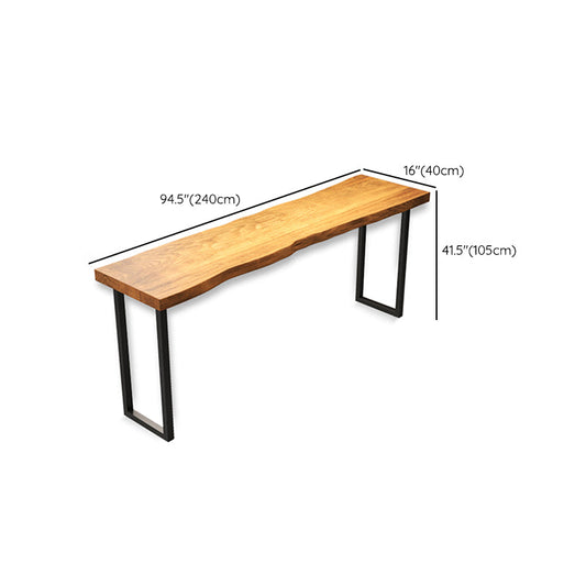 Moderno tavolo da bar da 1/5 pezzi set rettangolo tavolino in legno con sgabelli alti per balcone