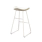 Glam 1/3 Pieces Bar Table Set Rectangle Stone Counter Table with Stools for Milk Tea Shop Beige 30"H Stool (Single) Clearhalo 'Bar Furniture' 'furn' 'furn_home_bar_bar_sets' 'Furniture' 'Home Bars & Bar Sets' 'home_bar_bar_sets' 'Kitchen & Dining Furniture' 6405271