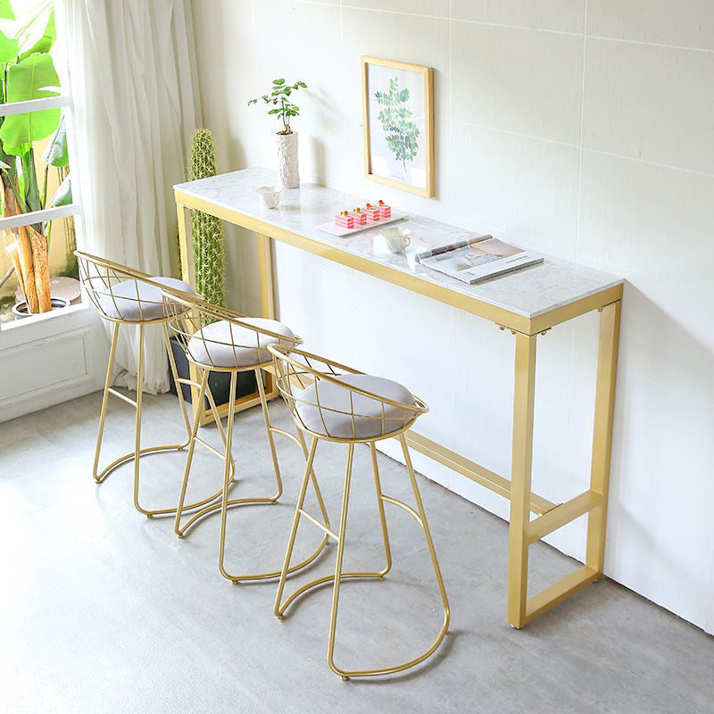 1/4/5 Pieces Bar Stool and Table Set Rectangular Bar Table Set