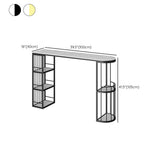 Contemporary Bar Pub Table Set 1/2/3 Pcs Stone Bar Table and Upholstered Stools