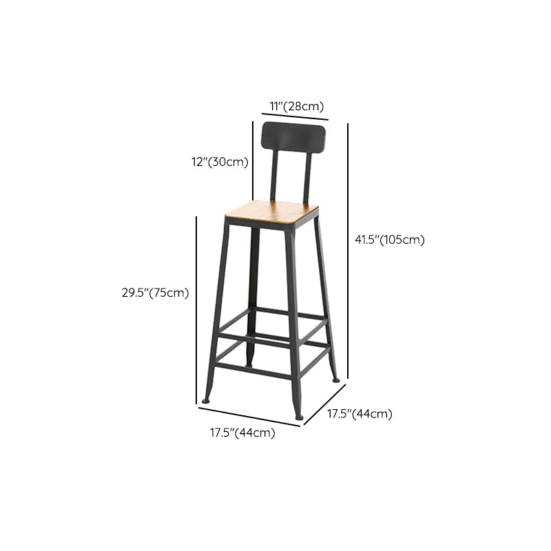 Industrial 1/5/9 Pieces Bar Table Set Rectangle Wood Counter Table with Stools for Bar