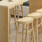 Contemporary 1/2/5/9 Pieces Bar Table Set Rectangle Wood Bar Table with Wooden Stools