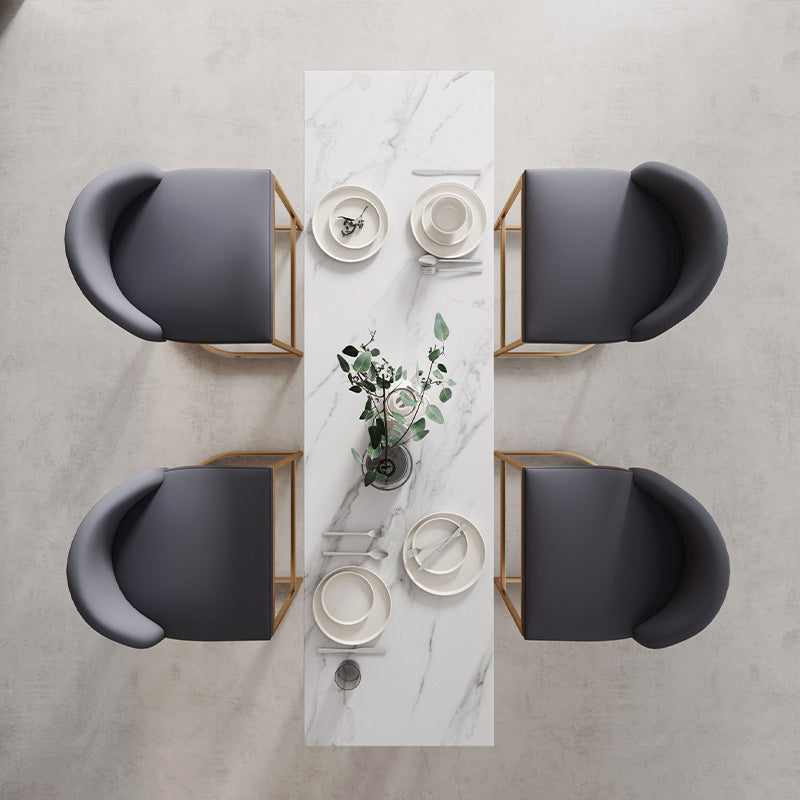 1/2/5 Pieces Bar Stool and Table Rectangular Modern Bar Table Set