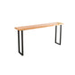 Industrial 1/2/7 Pieces Bar Table Set Rectangle Wood Bar Table with High Metal Stools
